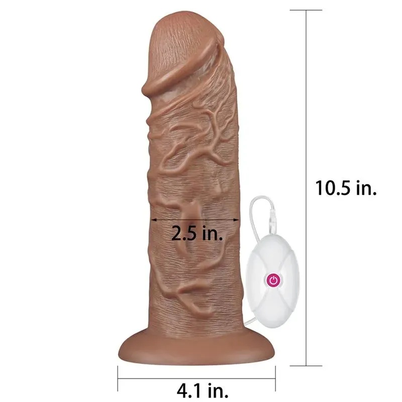 LOVETOY Dildo King 10.5 vibrējošais dildo