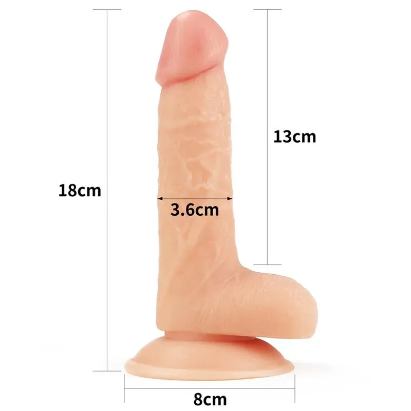LOVETOY The Ultra Soft Dude 8 фаллоимитатор