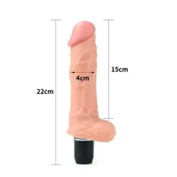 LOVETOY Dildo Flexi 9 vibrējošs dildo
