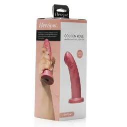 Fleshlight HerSpot Golden Rose dildo, vidējais izmērs
