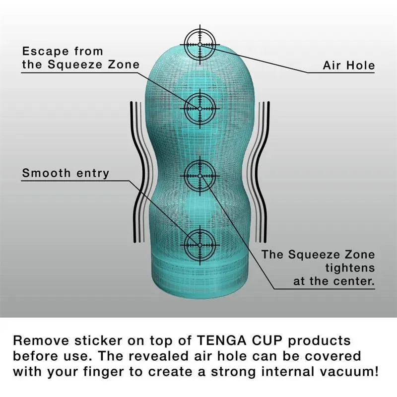 TENGA Original Vacuum Cup Extra Cool мастурбатор