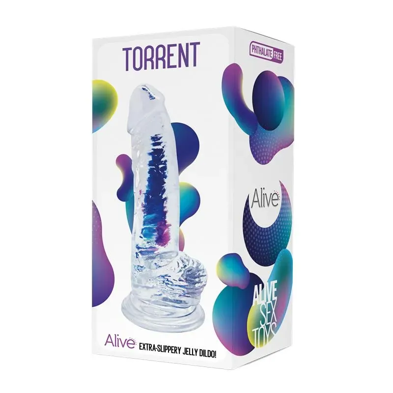 ALIVE Torrent 20,6 см реалистичный jelly фаллоимитатор