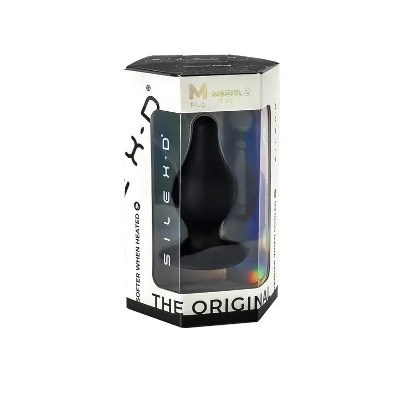 SILEXD Butt Plug Model 2 анальная пробка M, чёрная