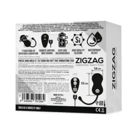 TARDENOCHE Zigzag vibrējošā ola ar pulti