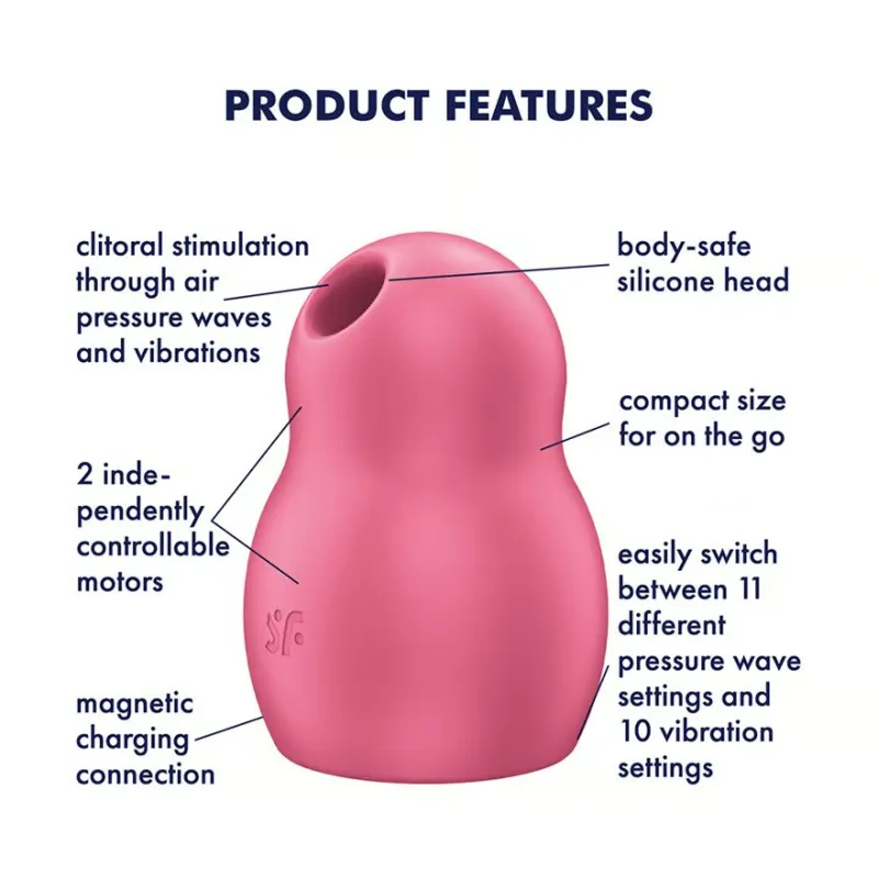 Satisfyer Pro To Go 1 – klitora stimulators | Noks.lv