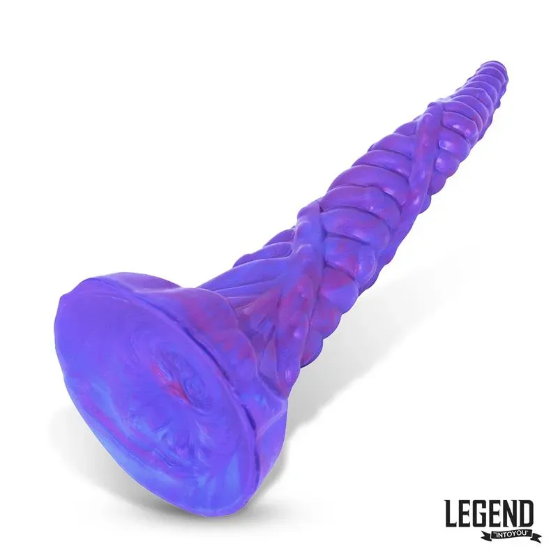 LEGEND Octogore vienradža dildo, 27 cm, silikons