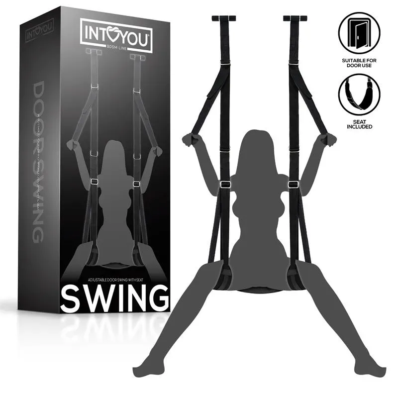 INTOYOU BDSM LINE durvju šūpoles ar kāju balstiem