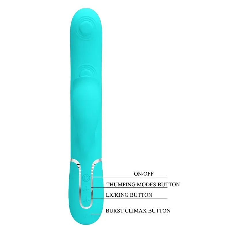 PRETTYLOVE Gigi vibrators ar mēles stimulāciju