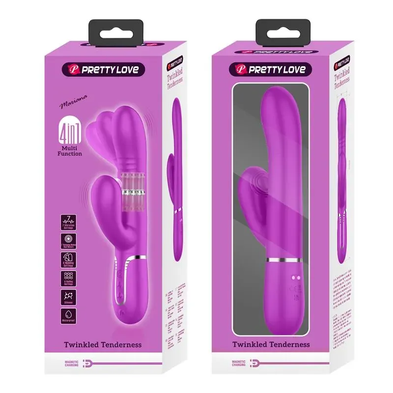 PRETTYLOVE Mariana 4 in 1 вибратор-кролик