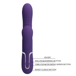 PRETTYLOVE Mariana 4 in 1 trušu vibrators