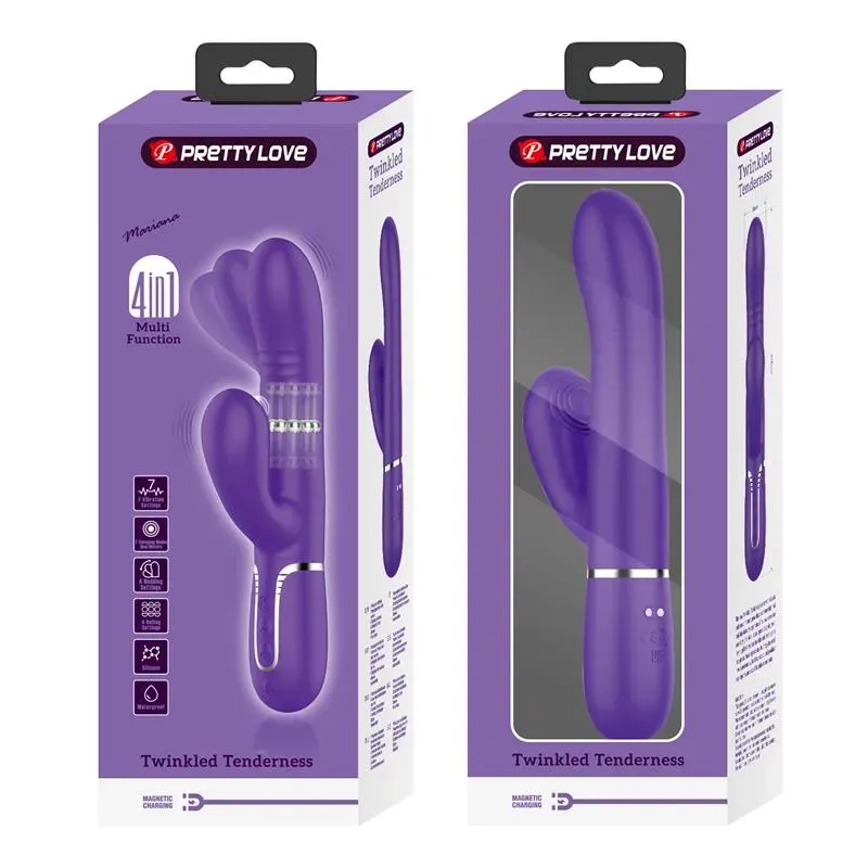 PRETTYLOVE Mariana 4 in 1 trušu vibrators