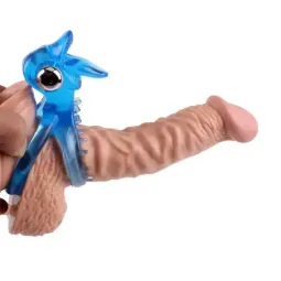 CHISA The Tongue виброкольцо на пенис, синее