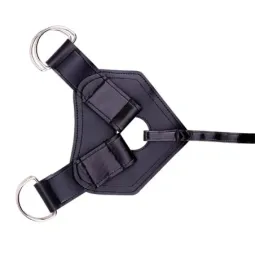 CHISA Luxe Harness Silicone Black трусики