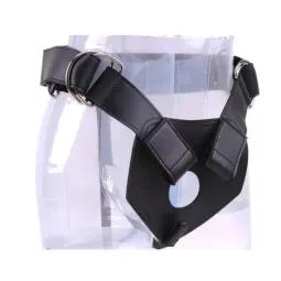 CHISA Luxe Harness Silicone Black dildo siksna