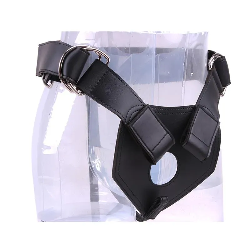 CHISA Luxe Harness Silicone Black трусики