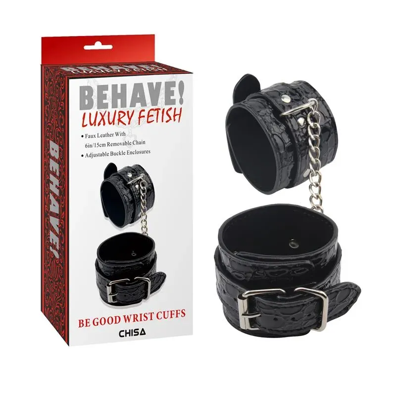 CHISA Wrist Cuffs Be good наручники, чёрные