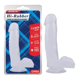 CHISA Hi-Rubber 7 Clear реалистичный фаллоимитатор