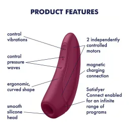 Satisfyer Curvy 1 Connect App – klitora stimulators