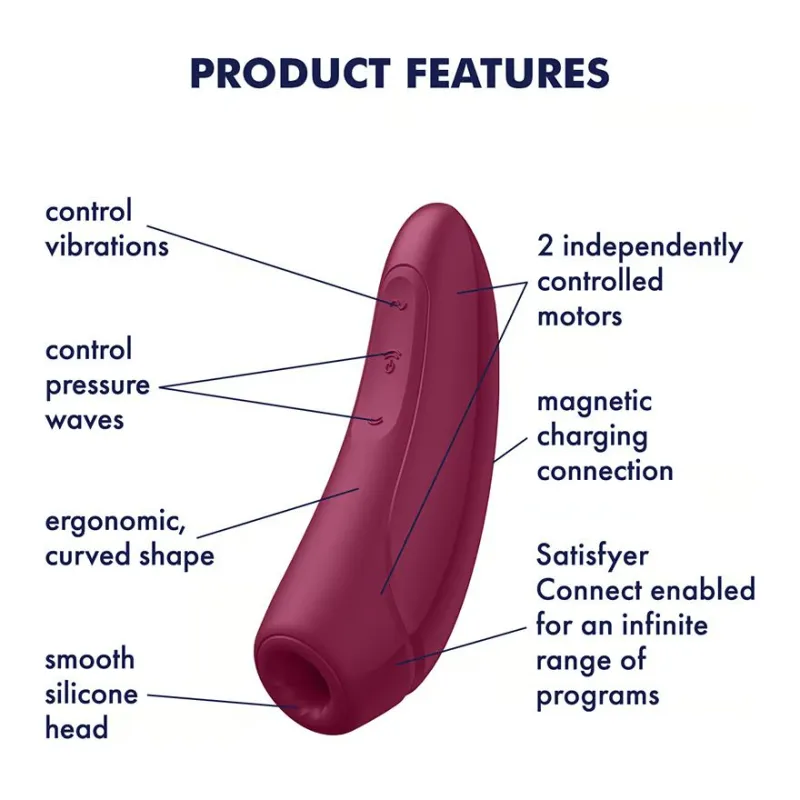 Satisfyer Curvy 1 Connect App – klitora stimulators