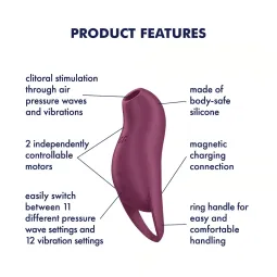 Satisfyer Pocket Pro 1 – klitora stimulators | Noks.lv
