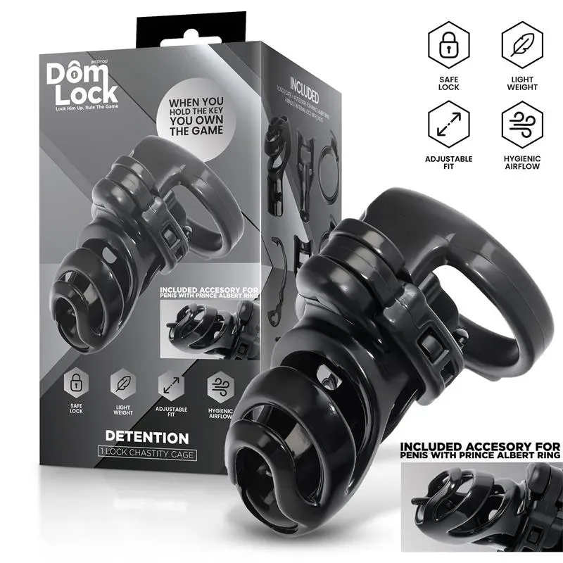 DOMLOCK Detention клетка для пениса Prince Albert