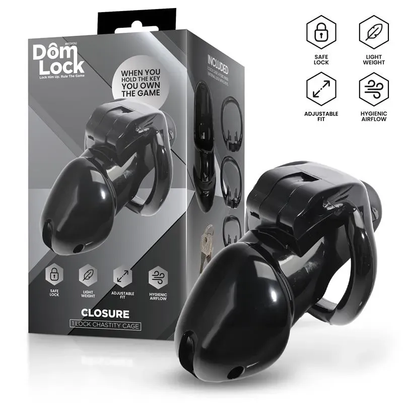 DOMLOCK Closure клетка для пениса с замком