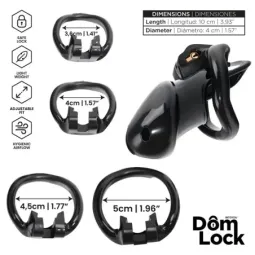 DOMLOCK Closure клетка для пениса с замком