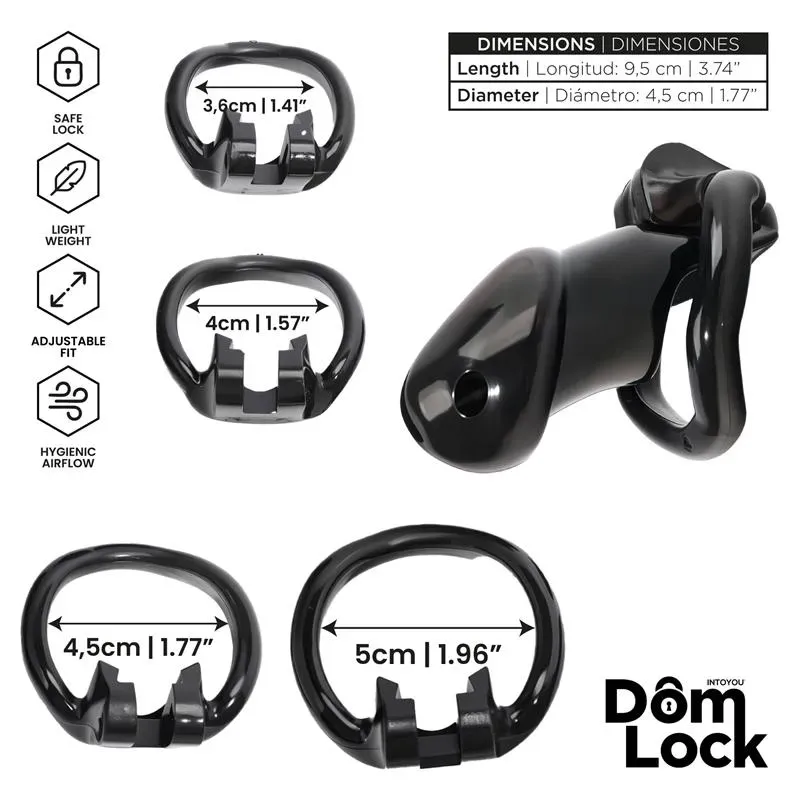 DOMLOCK Guard šķīstības būris ar slēdzeni, M