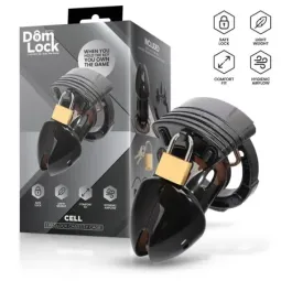 DOMLOCK Cell penisa būris ar starplikām