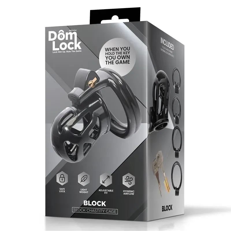 DOMLOCK Block šķīstības būris ar slēdzeni
