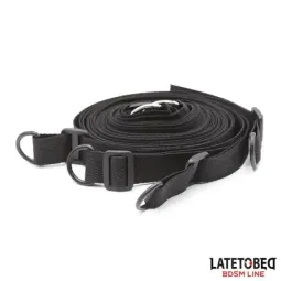 LATETOBED BDSM gultas piesiešanas komplekts ar masku