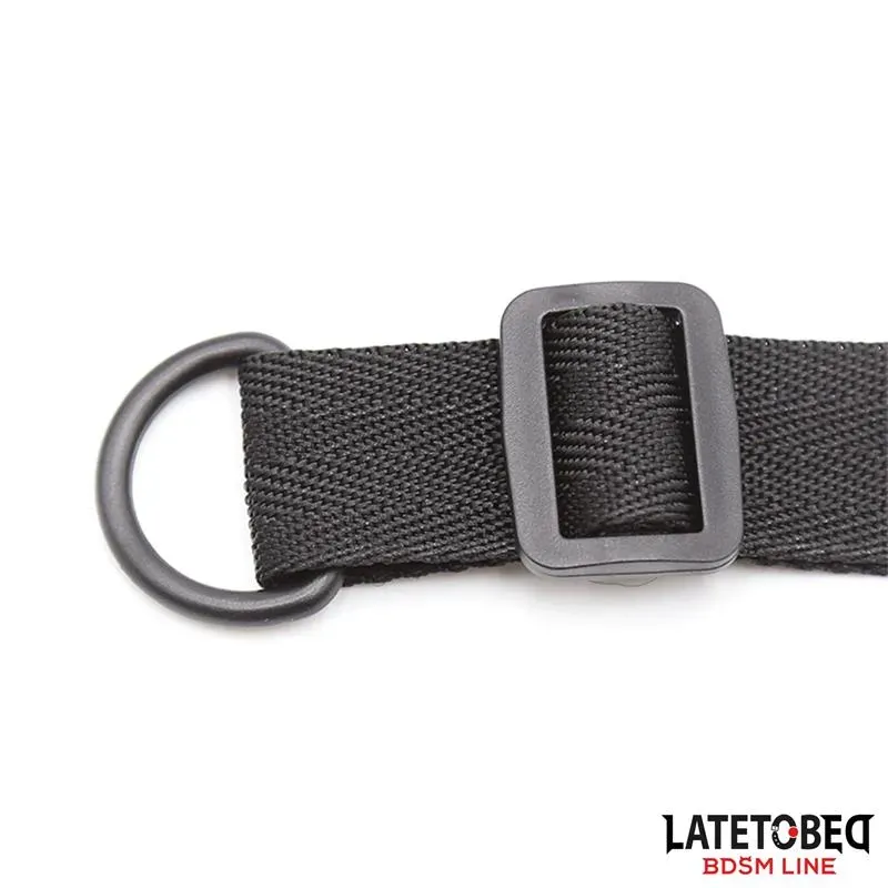 LATETOBED BDSM gultas piesiešanas komplekts ar masku
