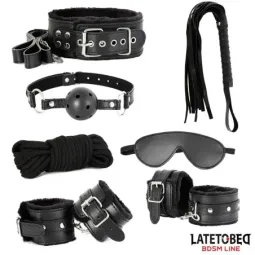 LATETOBED BDSM LINE набор для бондажа, 7 предметов