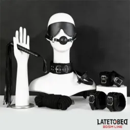 LATETOBED BDSM LINE 7 daļu bondage komplekts