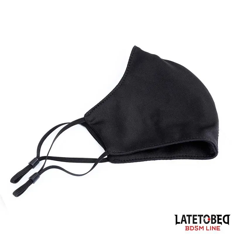 LATETOBED BDSM maska ar noņemamu 6 cm dildo