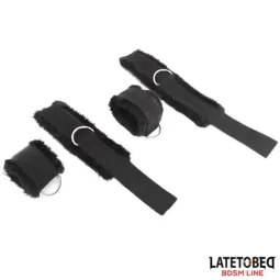 LATETOBED BDSM LINE gultas saišu komplekts