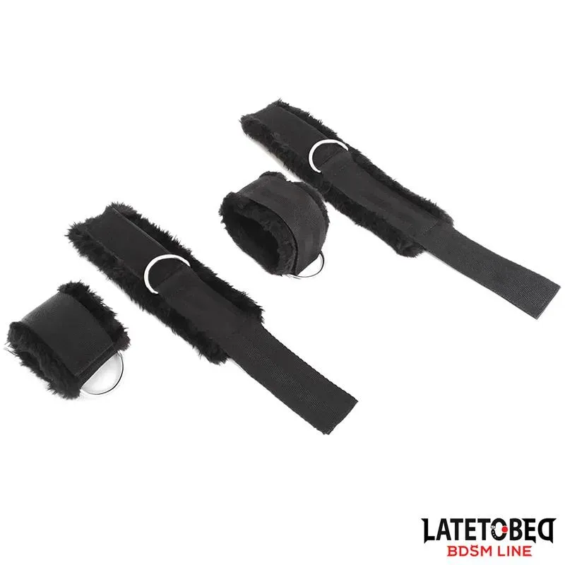 LATETOBED BDSM LINE gultas saišu komplekts