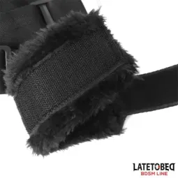 LATETOBED BDSM LINE gultas saišu komplekts