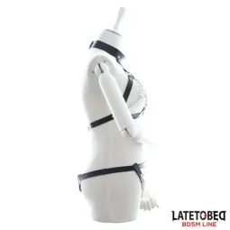 LATETOBED BDSM LINE комплект белья с цепочками