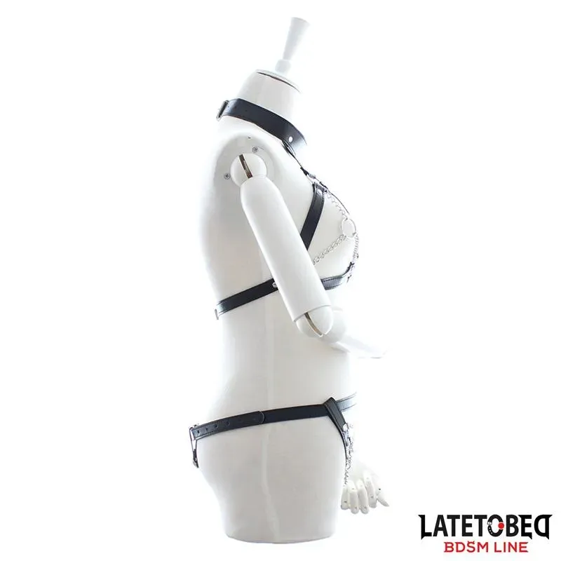 LATETOBED BDSM LINE комплект белья с цепочками