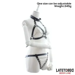 LATETOBED BDSM LINE комплект белья с цепочками