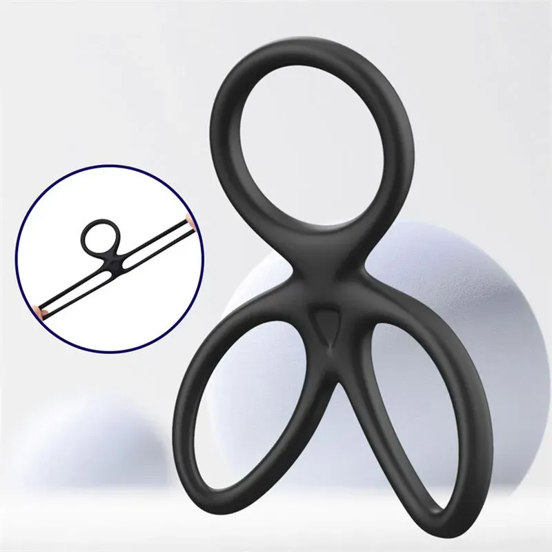 BEAST RINGS тройное эрекционное кольцо, силикон