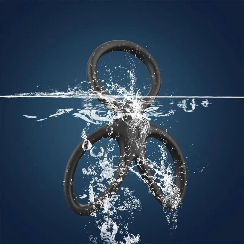 BEAST RINGS тройное эрекционное кольцо, силикон