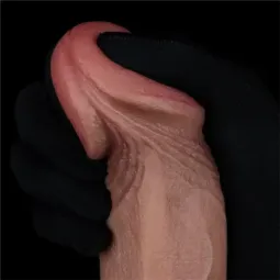 LOVETOY Dual Layered Dildo 9 reālistisks dildo