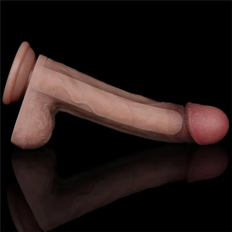 LOVETOY Dual Layered Dildo 9 реалистичный дилдо