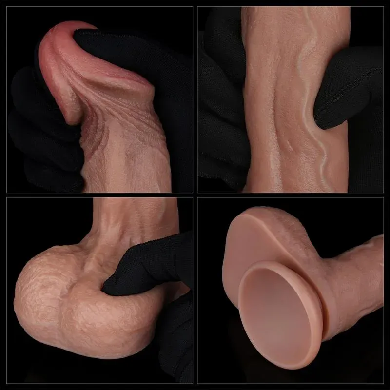 LOVETOY Dual Layered Dildo 9 реалистичный дилдо