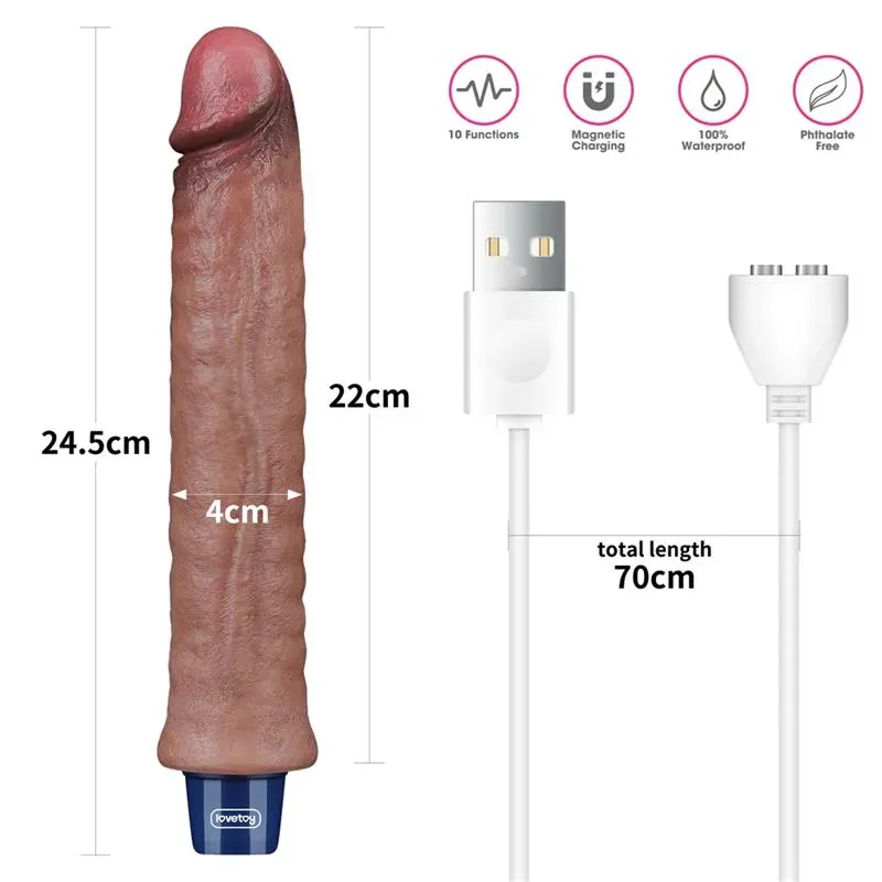LOVETOY Realistic Vibe 9.5 USB вибратор