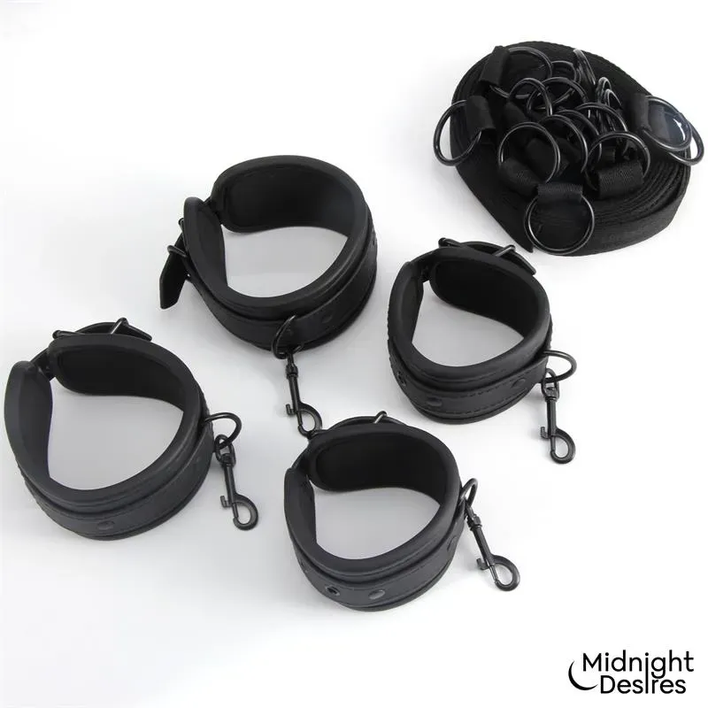 MIDNIGHT DESIRES gultas sasiešanas komplekts