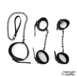 MIDNIGHT DESIRES комплект фиксации с ошейником