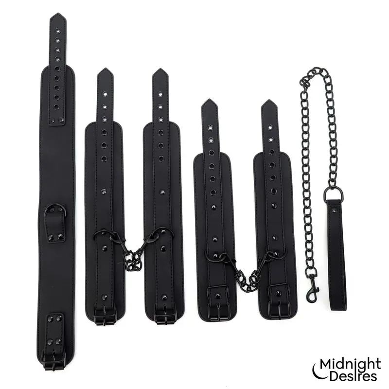 MIDNIGHT DESIRES комплект фиксации с ошейником